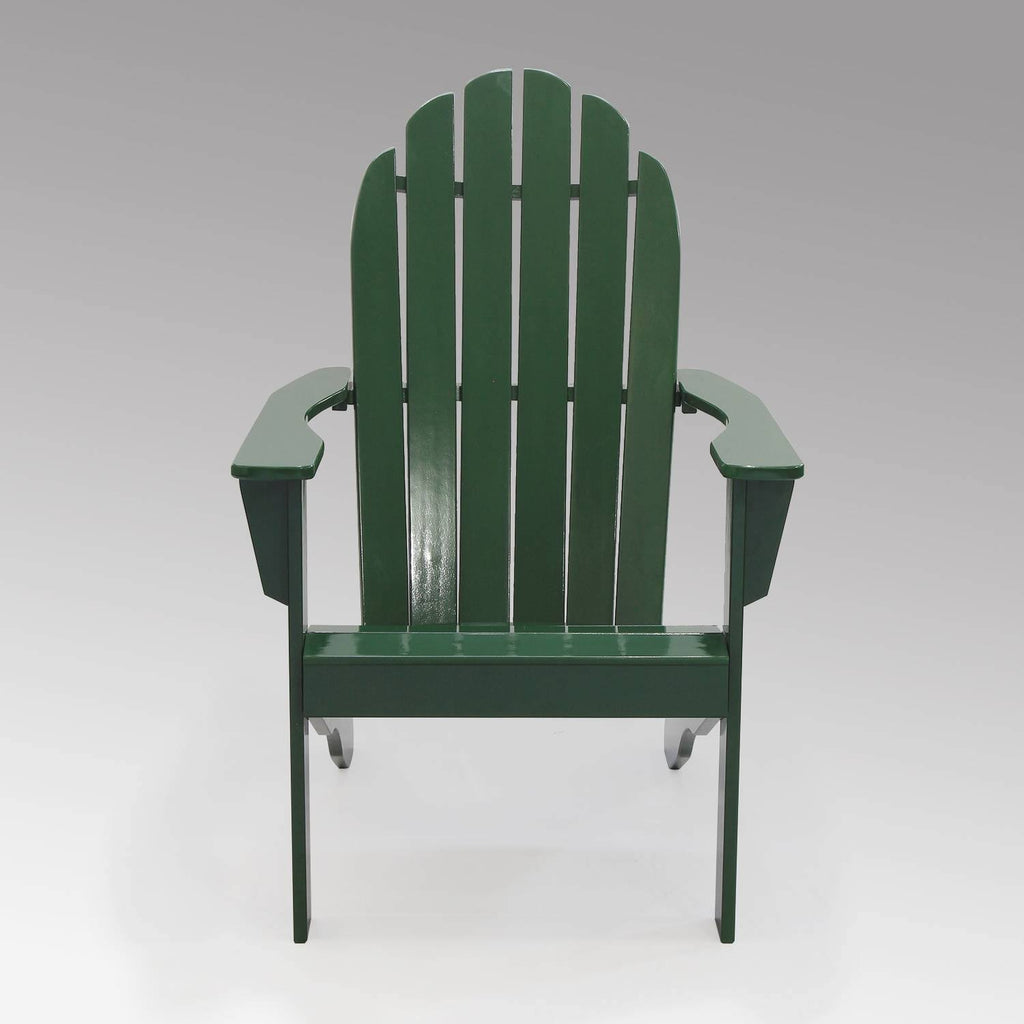 Dark Green Adirondack Chair with Tray Table A997