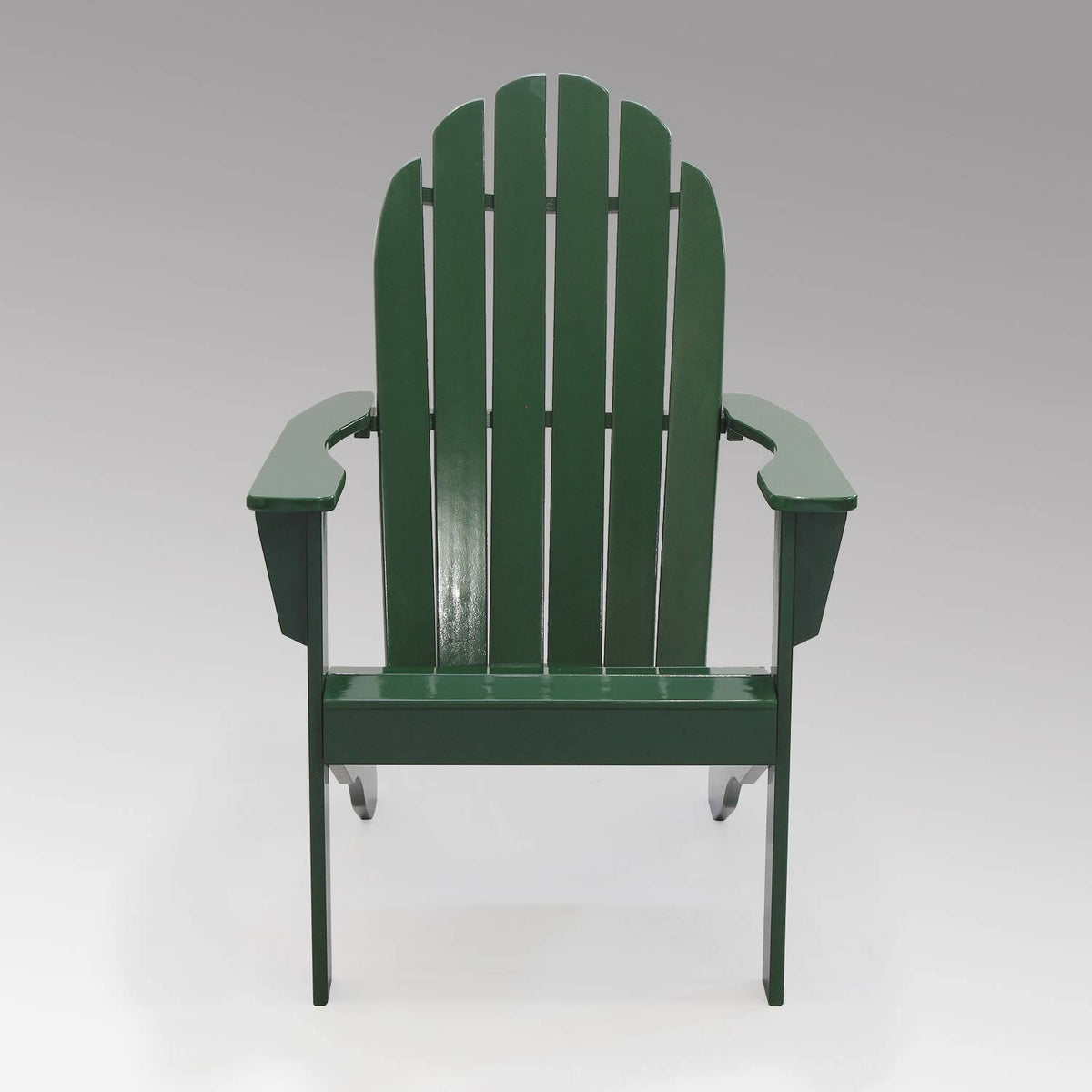 Dark Green Adirondack Chair with Tray Table A997