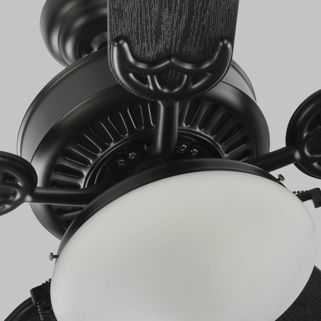 52" Matte Black 5-Blade Ceiling Fan P3257