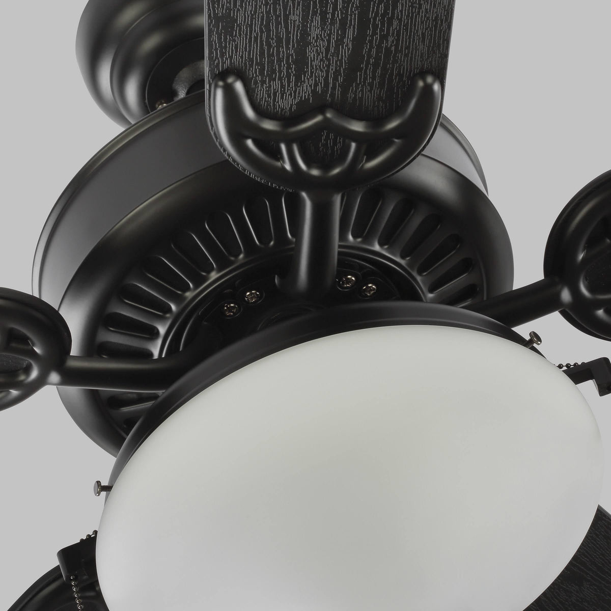 52" Matte Black 5-Blade Ceiling Fan P3257