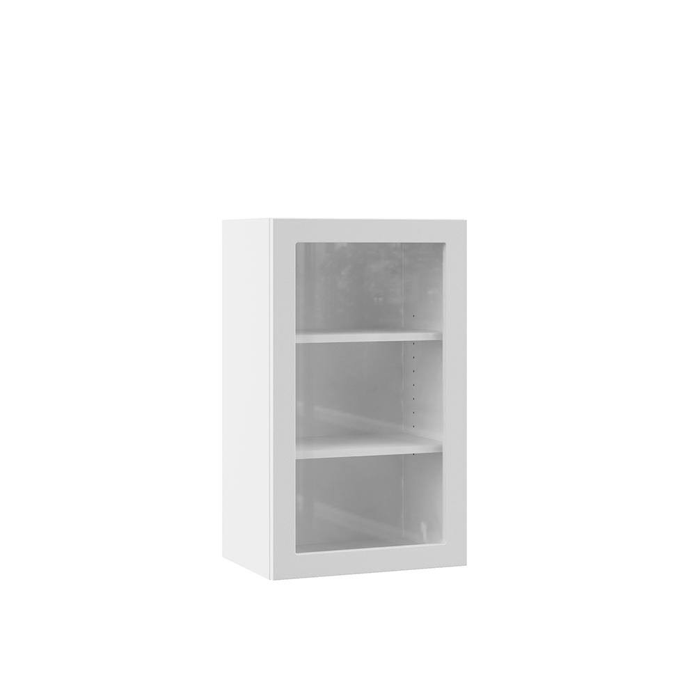 White Glass Door Wall Kitchen Cabinet Z13860