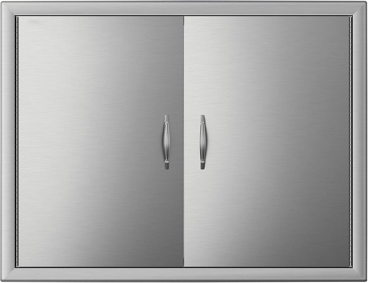 28W X 19H Inch Stainless Steel Double BBQ Access Door N807