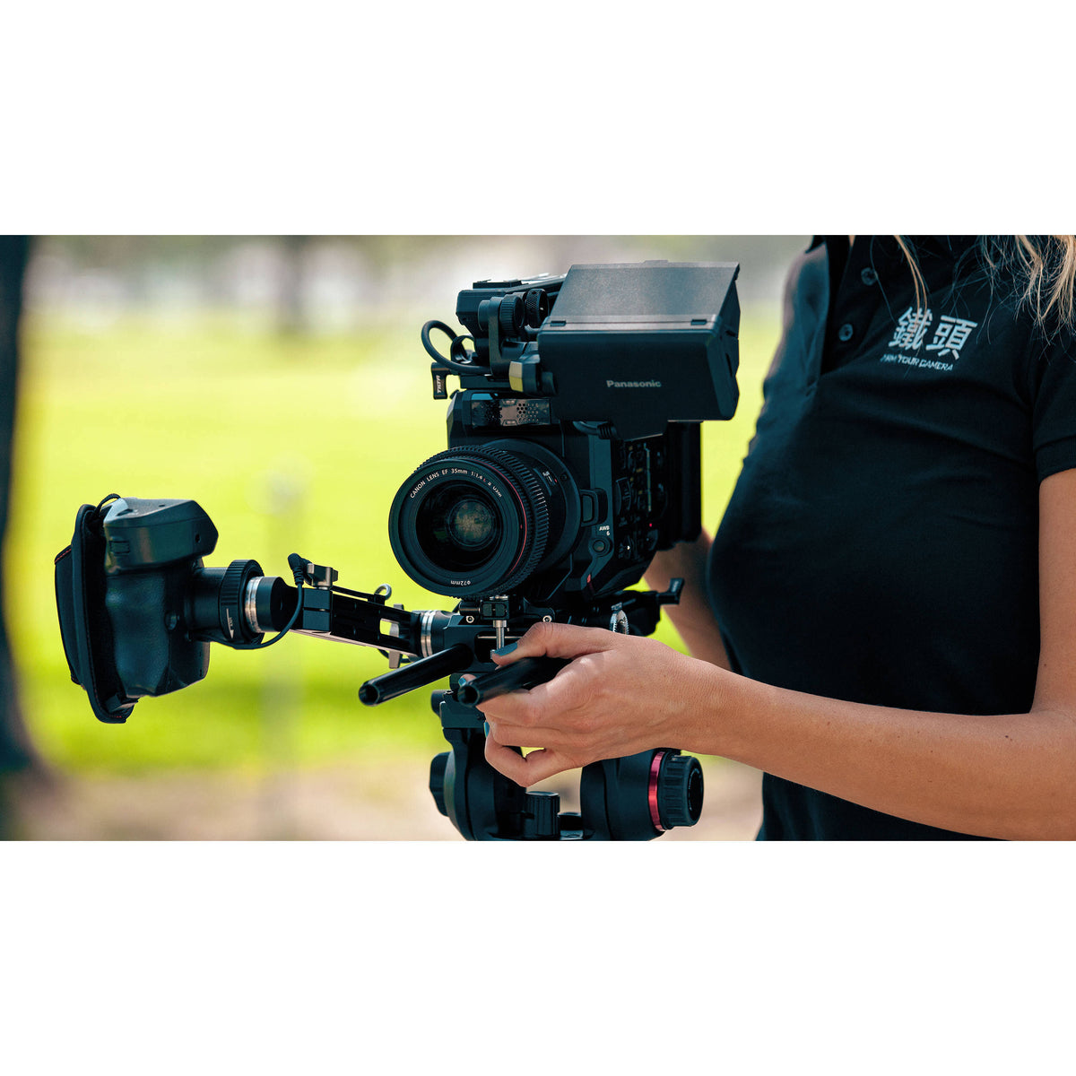 Camera Cage with V-Mount Battery Plate I108