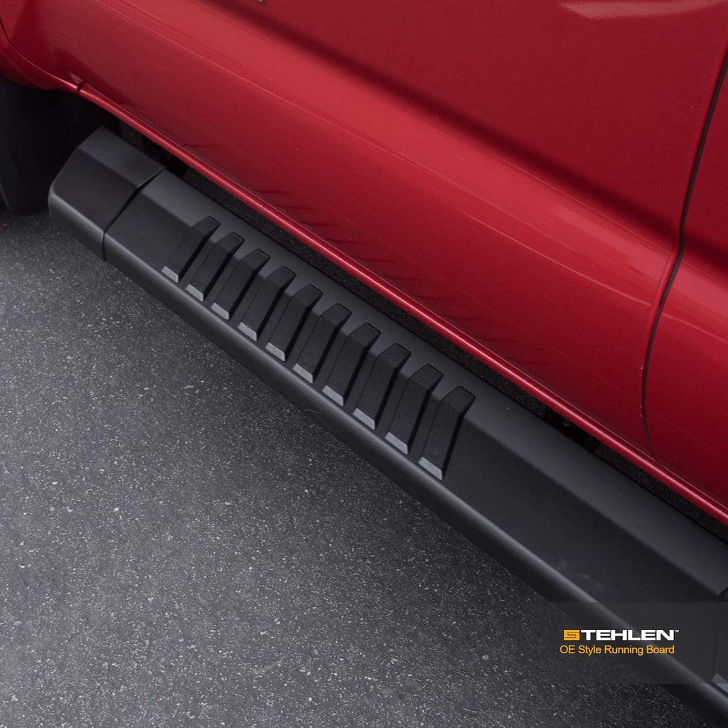 Aluminum Running Boards Matte Black J7282