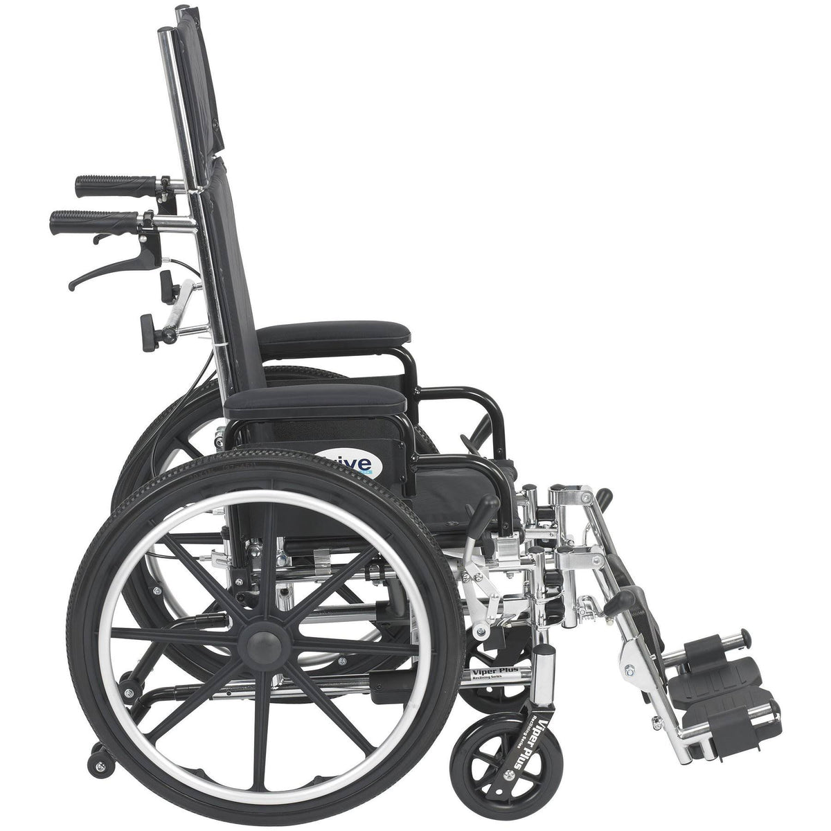 Light Weight Reclining Wheelchair with Elevating Leg Rests P4735