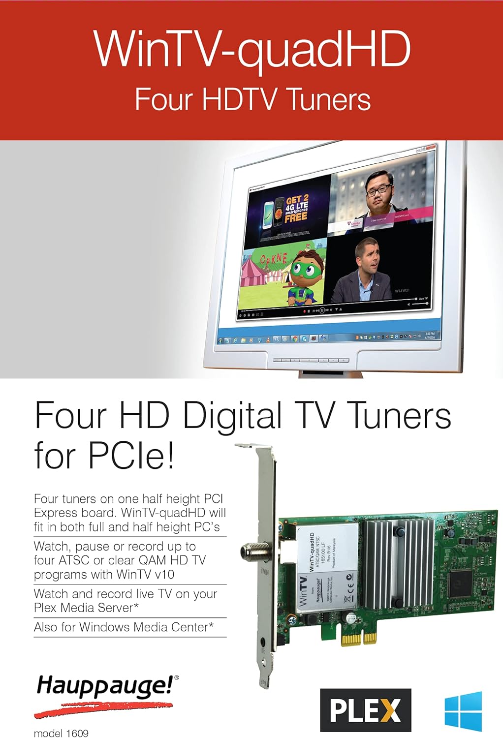 PCI Express TV Tuner Card O42862