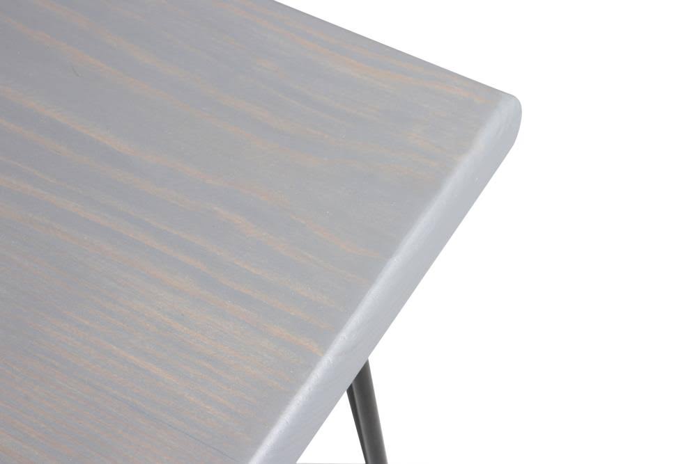 Weathered Gray Wood Bench Z7285