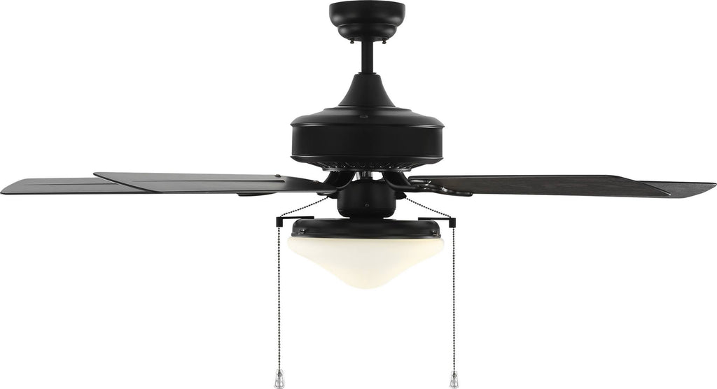 52" Matte Black 5-Blade Ceiling Fan P3257