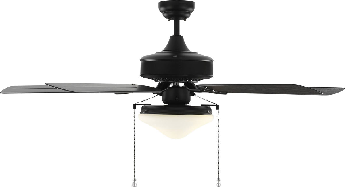 52" Matte Black 5-Blade Ceiling Fan P3257