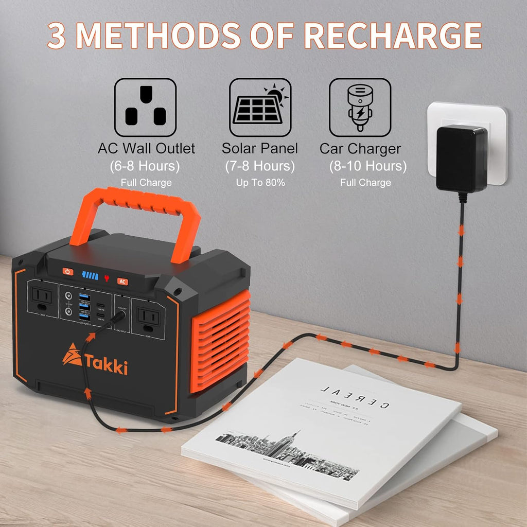 300W Portable Power Station 240Wh Solar Generator Z899158
