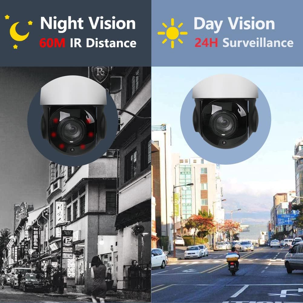 PTZ Camera Outdoor IP Camera POE 1080P 20x Zoom B53641