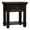 1 Drawer Pure White Nightstand B838874