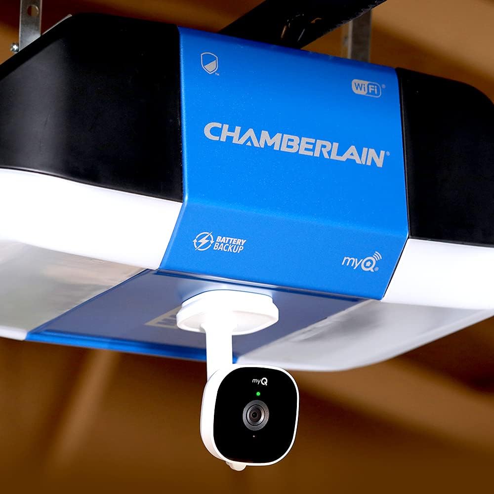 Smart Garage Camera with Two Way Audio, White F475204