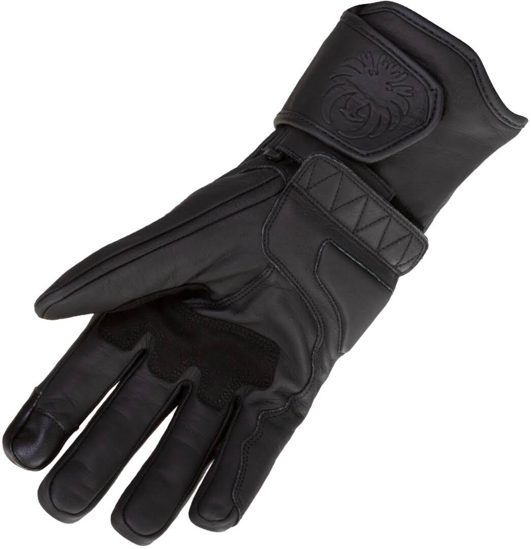 Black Motorcycle Gloves Size XL X333