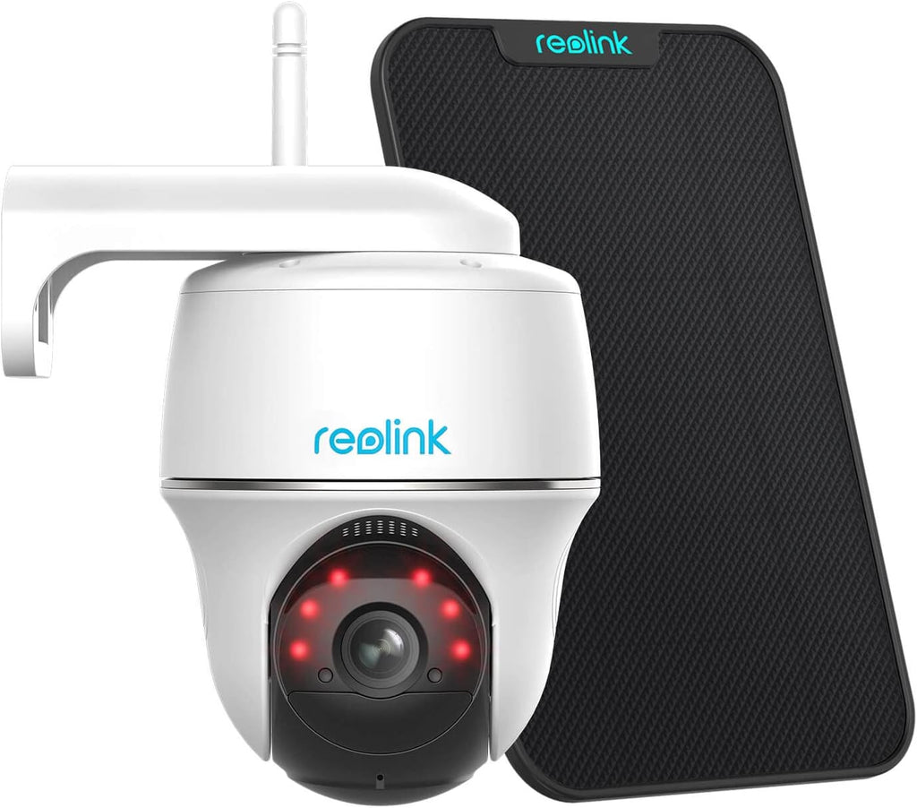Wireless Solar Powered 2K Security Camera with Pan Tilt E9439