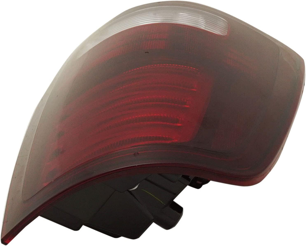 Tail Light Compatible with 2013-2018 Ram 1500 and 2017-2018 Ram 2500 Clear & Red Lens Black Interior LED With bulbs Driver Side J7500