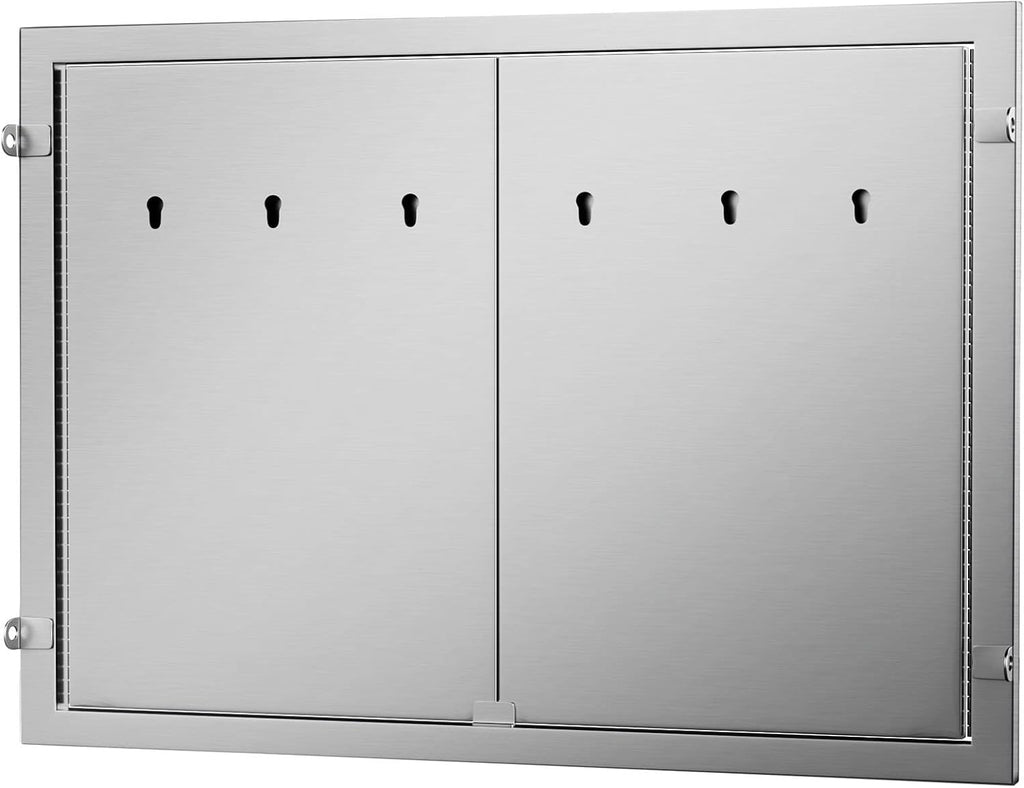 28W X 19H Inch Stainless Steel Double BBQ Access Door N807