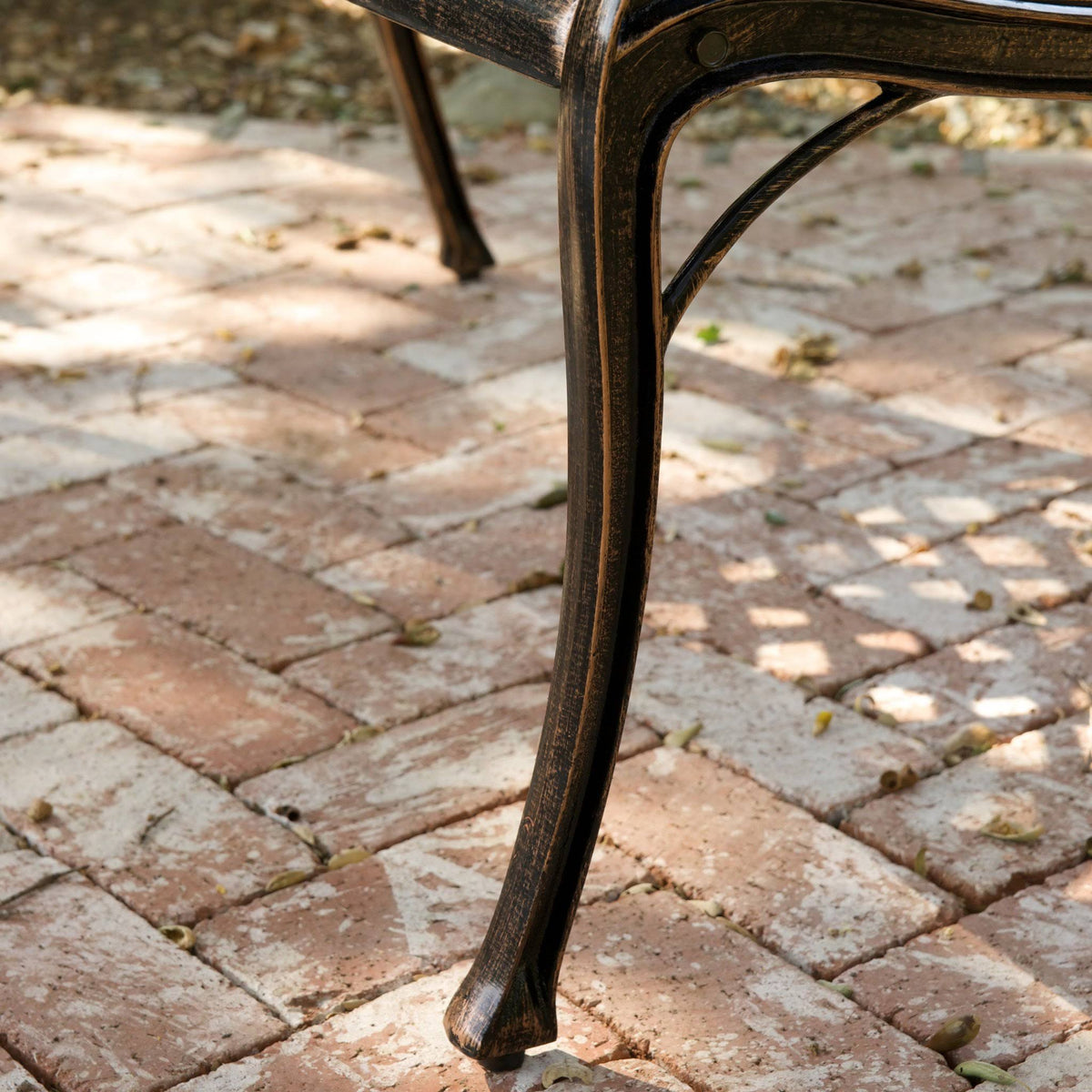 Copper Cast Aluminum Bench V469