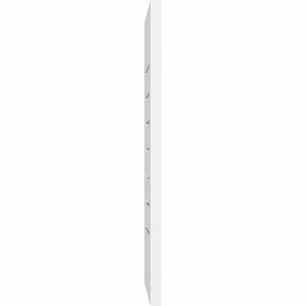 Vertical Surface Mount PVC Gable Vent W25909
