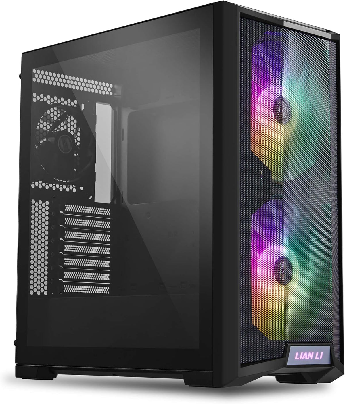 Black Mesh Tempered Glass ATX Case Q214569