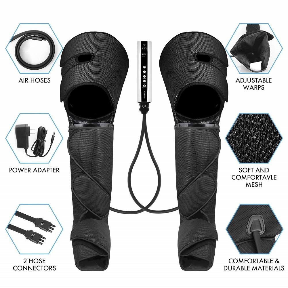 Leg Air Compression Massager with Handheld Controller and 2 Extensions I662104