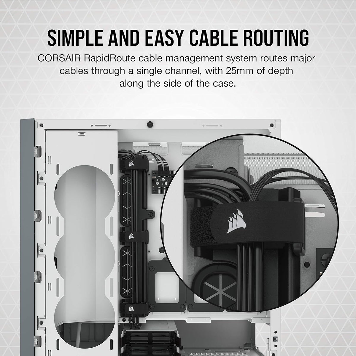 White Mid-Tower ATX PC Case Q8944