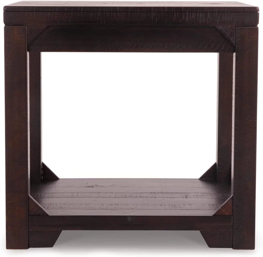 Square End Table with Floor Shelf K871934
