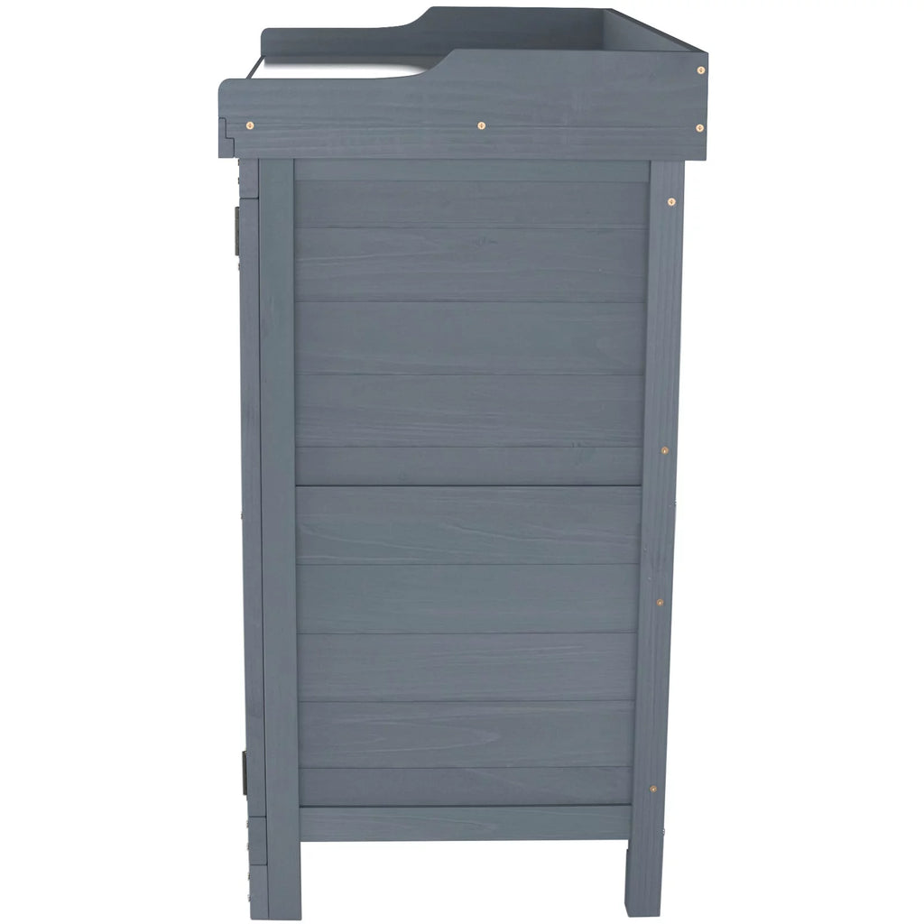 Wooden Potting Bench Storage Box F387705