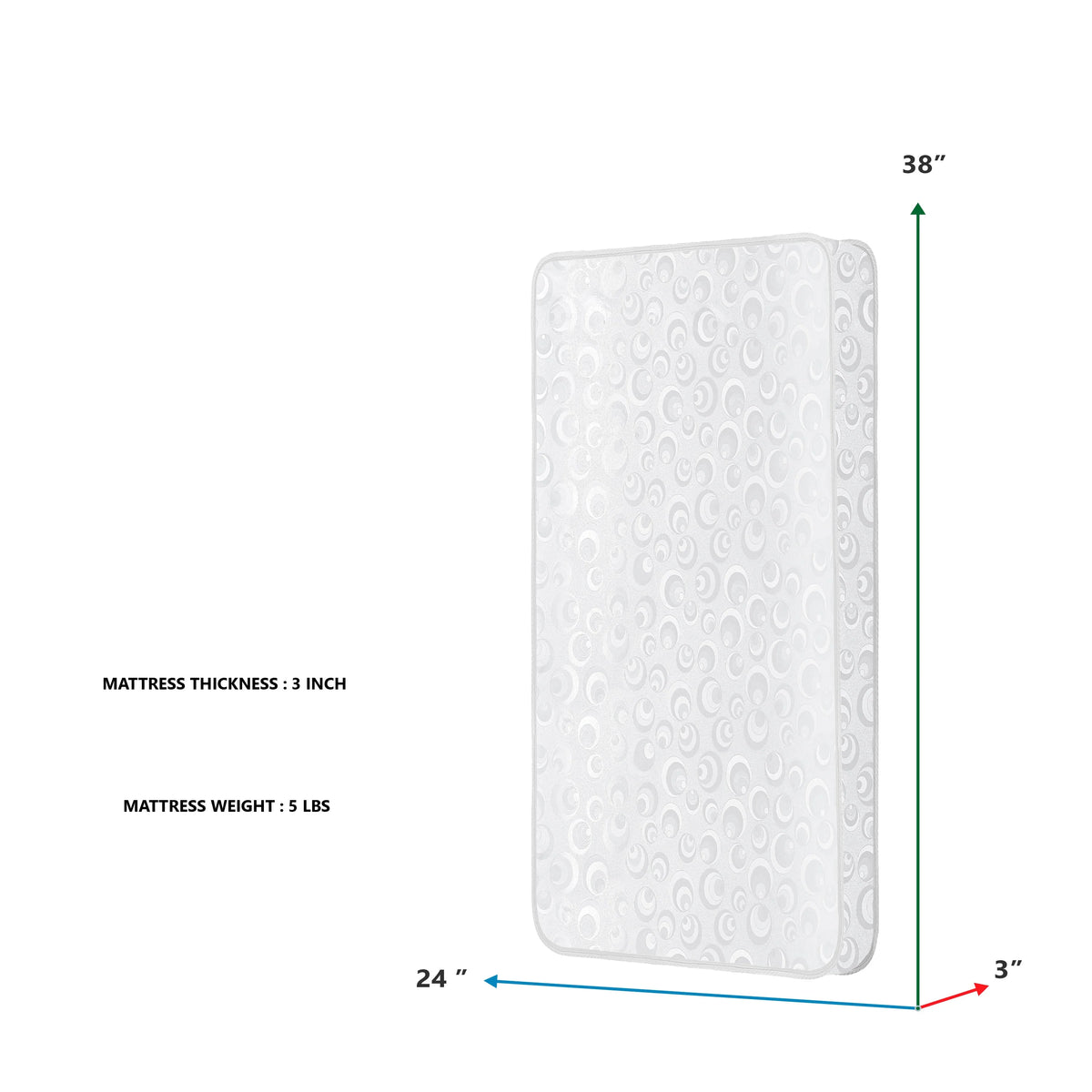 3 Innerspring Mini Crib Mattress J830