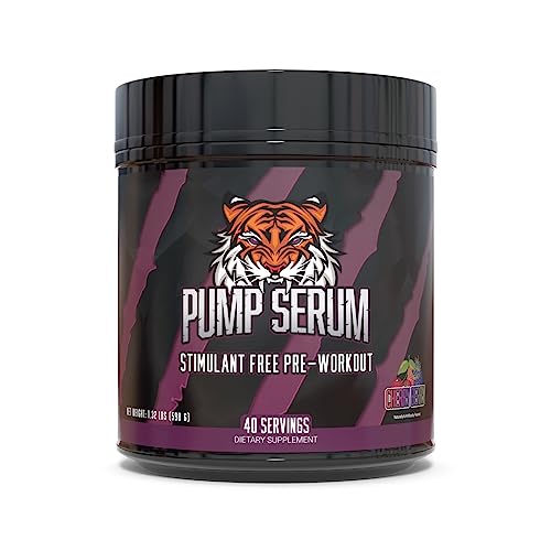 Stim Free Pre Workout Nitric Oxide Booster Cherry Berry E48894
