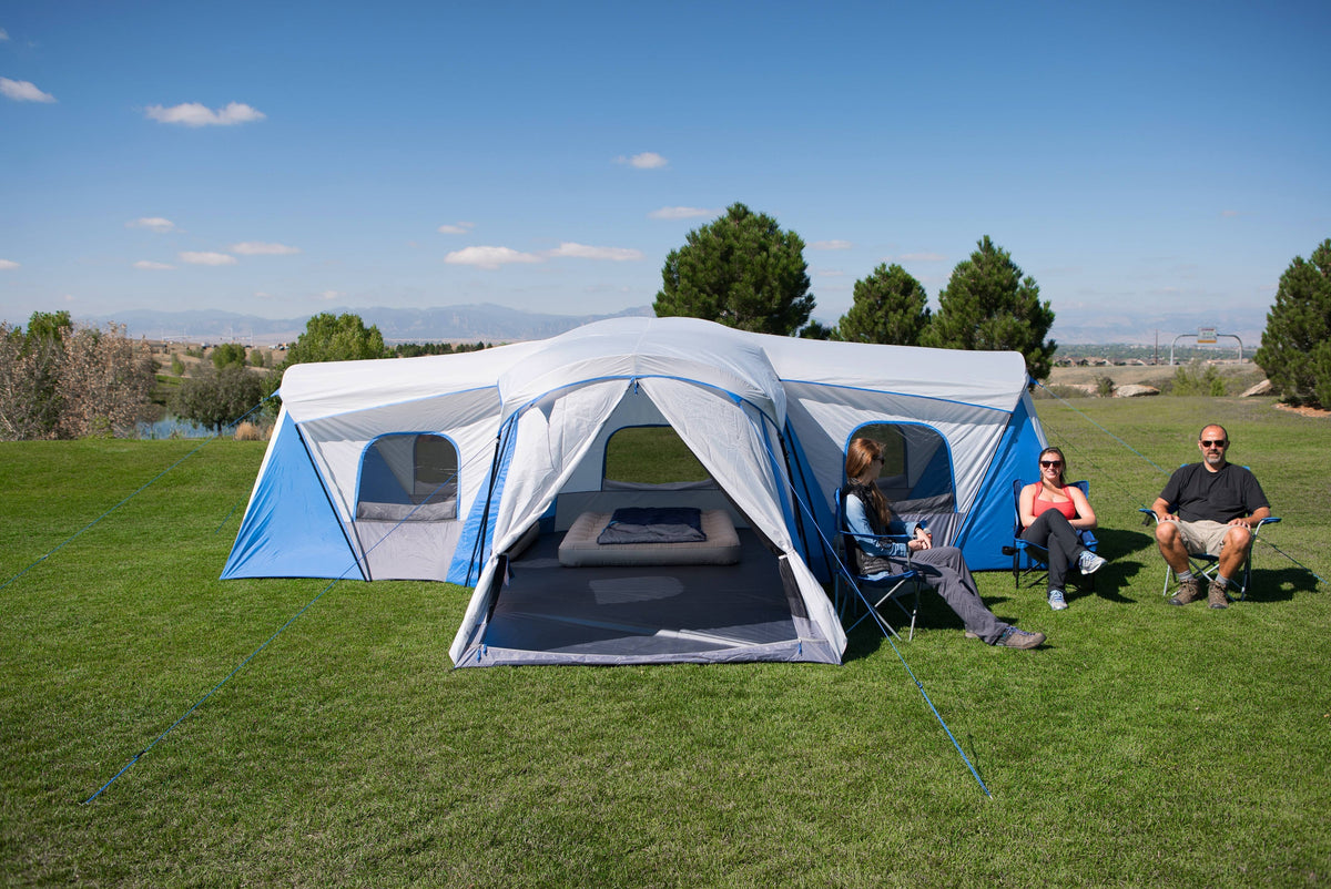 16-Person 3-Room Cabin Tent with 3 Entrances H92640