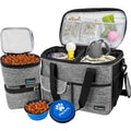 Dog Travel Bag with Food Container and Bowls Y344