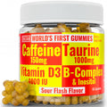 Taurine 1000mg Caffeine 150mg Energy Gummies T78195