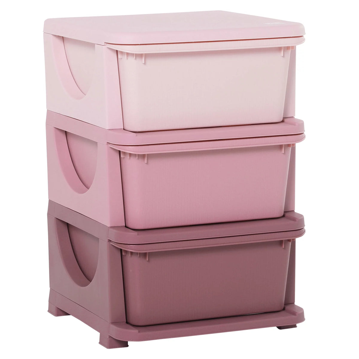 Blue 3 Tier Kids Storage Dresser Tower A7421