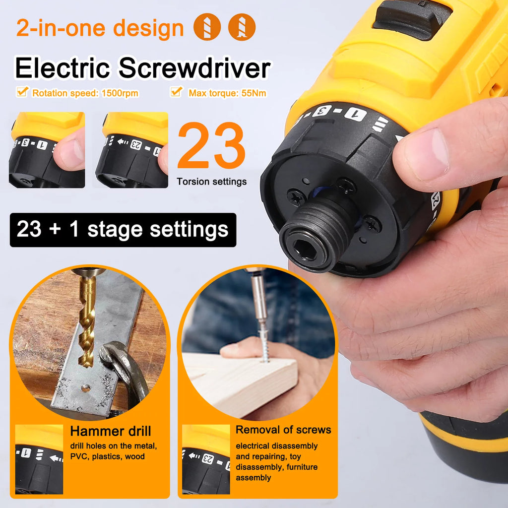 16.8V Electric Screwdriver Kit R918