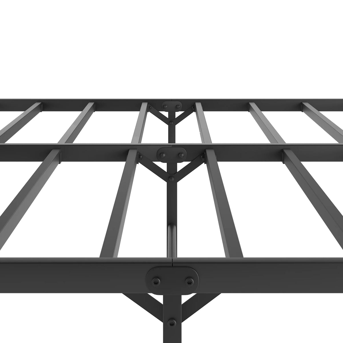 Black Metal Platform Bed Frame B73688