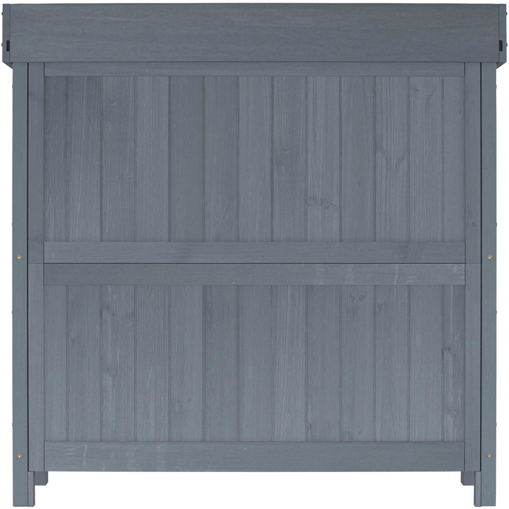 Wooden Potting Bench Storage Box F387705