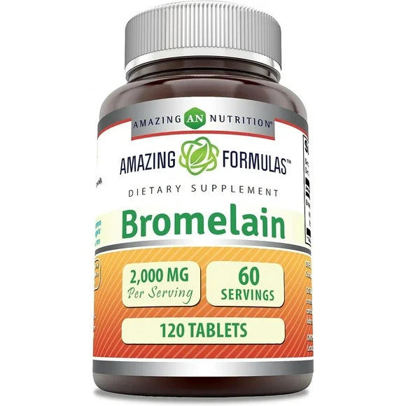 Bromelain 2000 mg 120 Tablets Supplement Q878