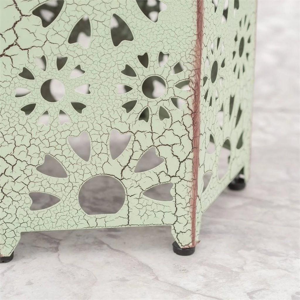 Green Iron Side Table I23589