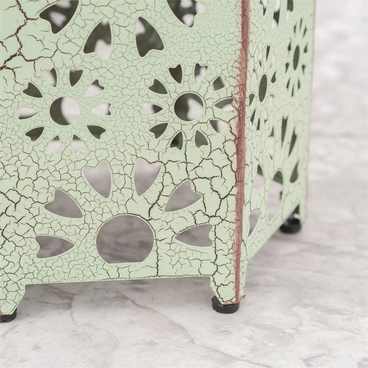 Green Iron Side Table I23589