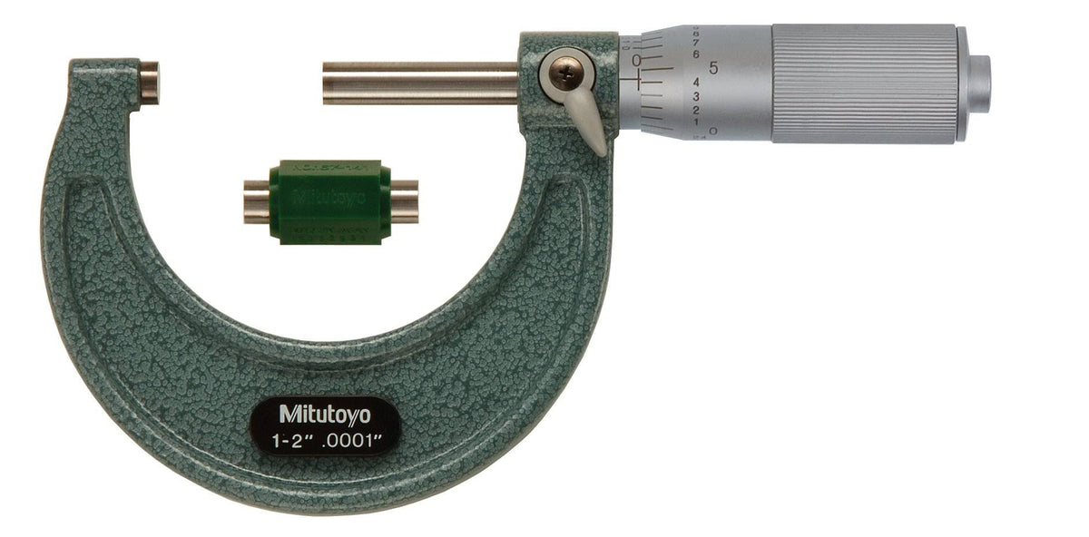 Outside Micrometer, 1-2" Range, 0.0001" Graduation L725