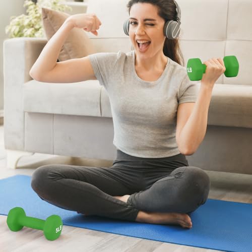 Anti-Slip Neoprene Coated Hexagon Dumbbell Set F2422