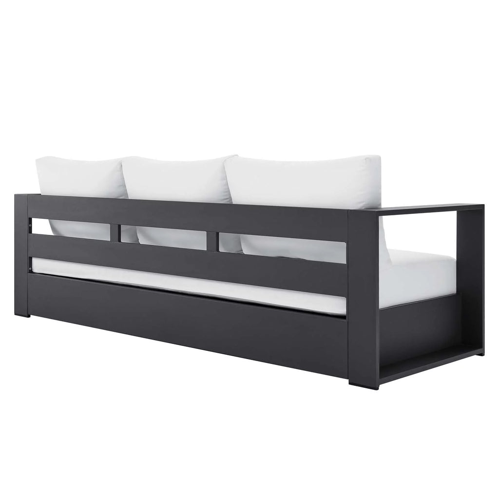 Gray White Aluminum Sofa H572