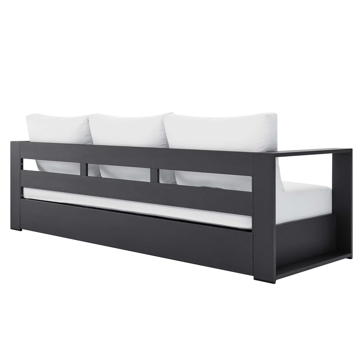 Gray White Aluminum Sofa H572