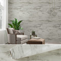 Beige Matte Textured Vinyl Peel and Stick Wallpaper P841