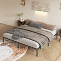 Black Metal Platform Bed Frame B73688