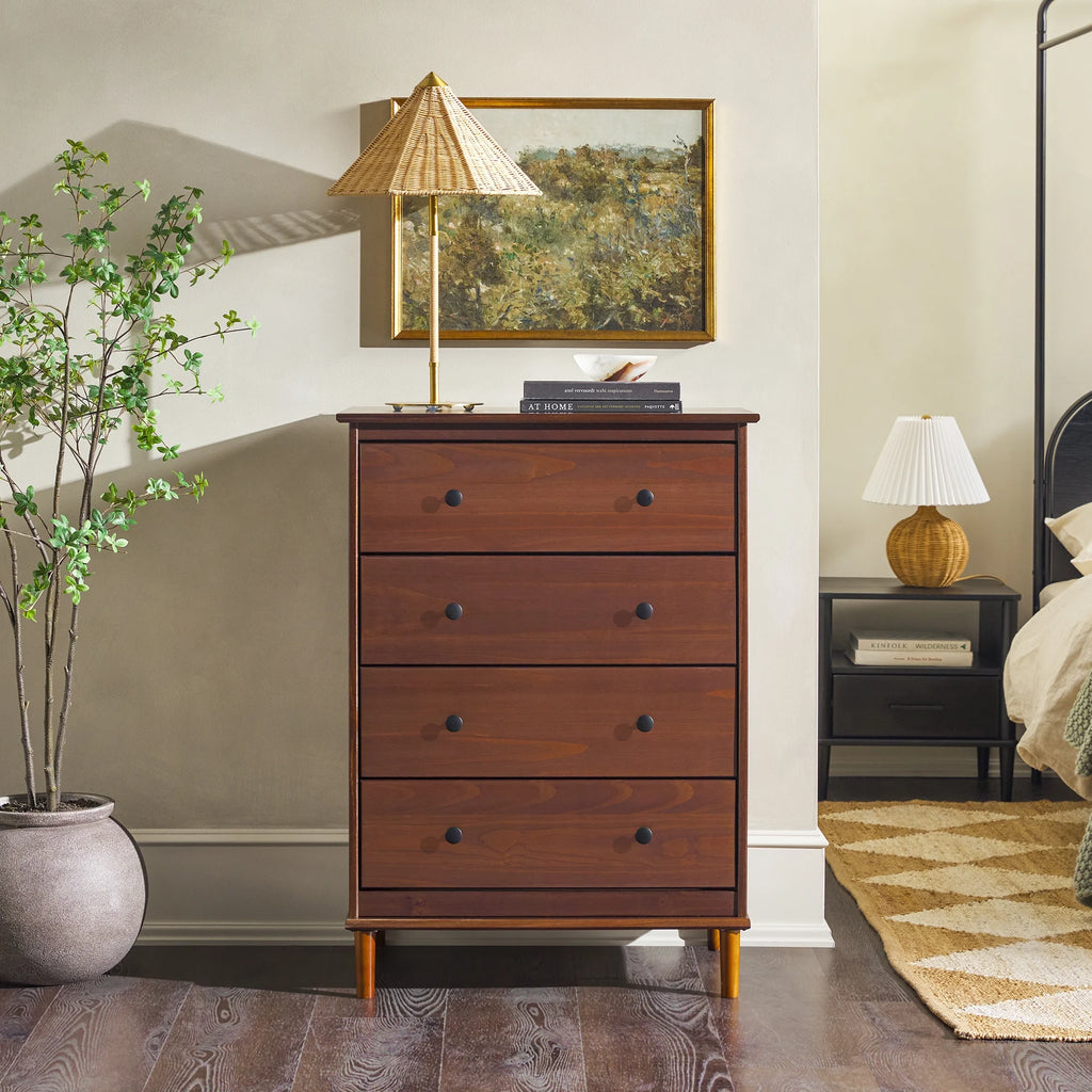 4 Drawer Solid Wood Dresser B88664