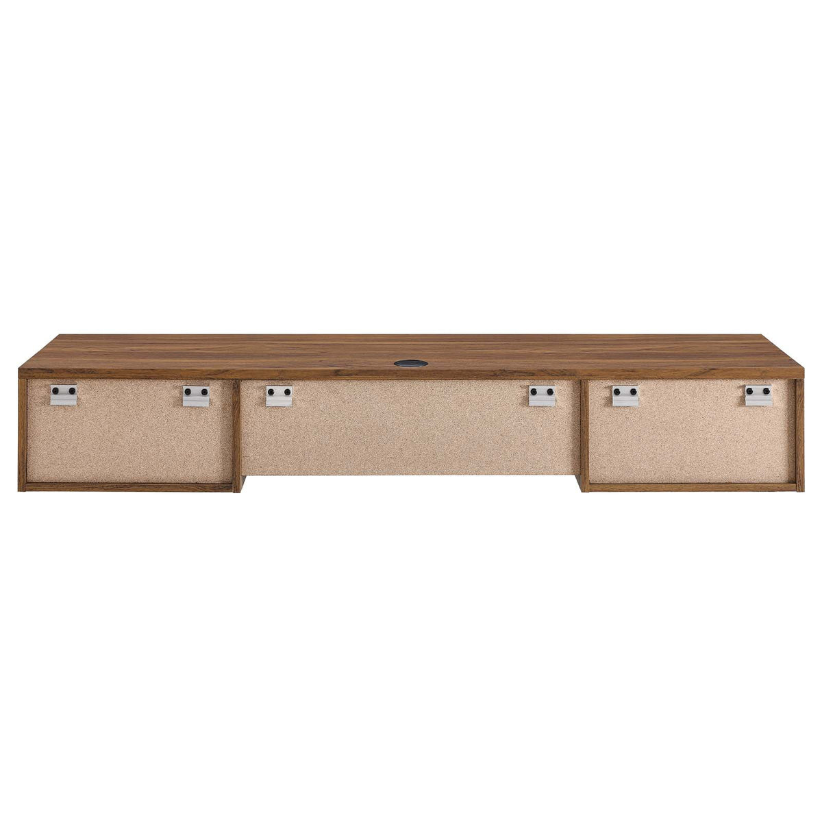 Wall Mount Wood Office Desk in Walnut M4468