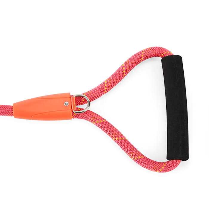 Pink & Orange Dog Lead B5859