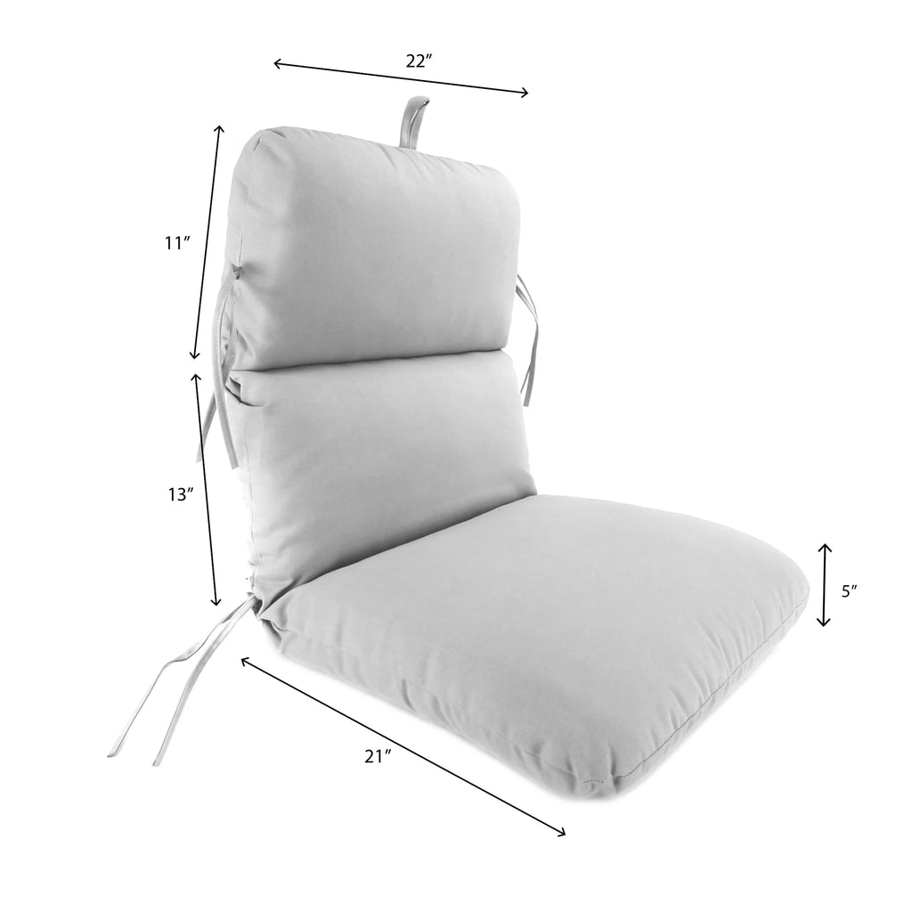 Multicolor Floral Rectangular Outdoor Chair Cushion with Ties C9493